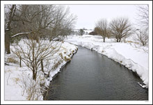 Scalloped Snow Bank